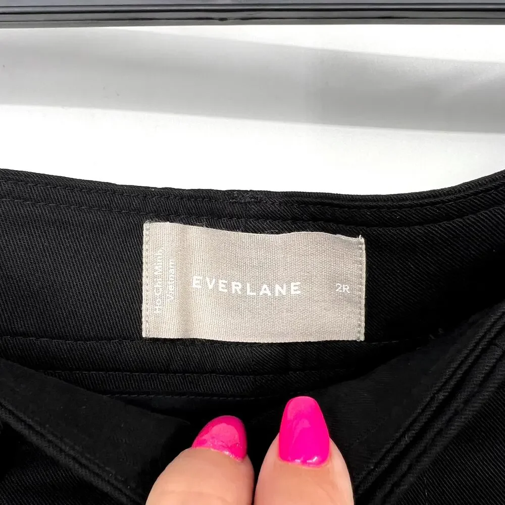 Everlane Womens The Way-High Drape Pant Size 2 Black 31